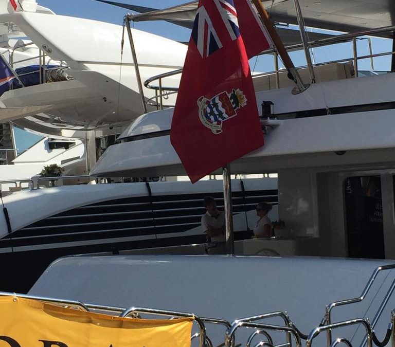 Cayman Islands Delegation visit the Monaco Yacht Show