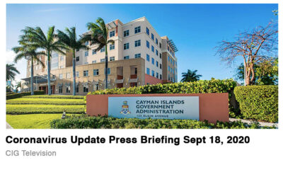 Cayman Islands Press Briefing 18 September 2020