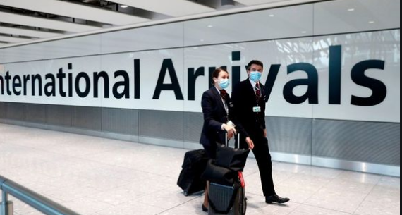UK Travel Corridors Suspended – Arrivals to England must self isolate.